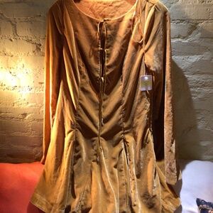 Free people velvet minidress